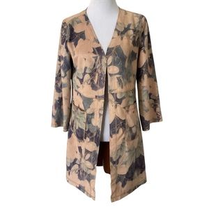 Solitaire Camouflage Open-Front Jacket